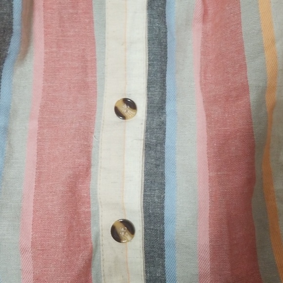 Off Shoulder Linen Top - Picture 3 of 3